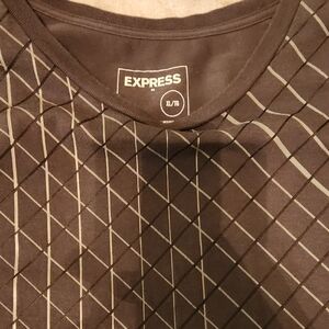 Express Men's Dark Geometric Tee